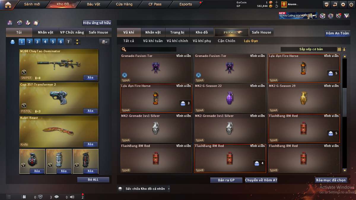 shop acc cf uy tin gia re